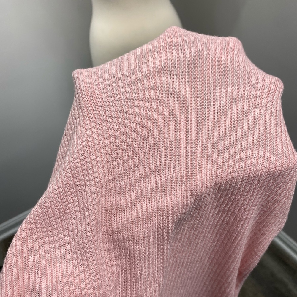 WHBM Pink Ribbed Off Shoulder Sweater - Picture 13 of 16